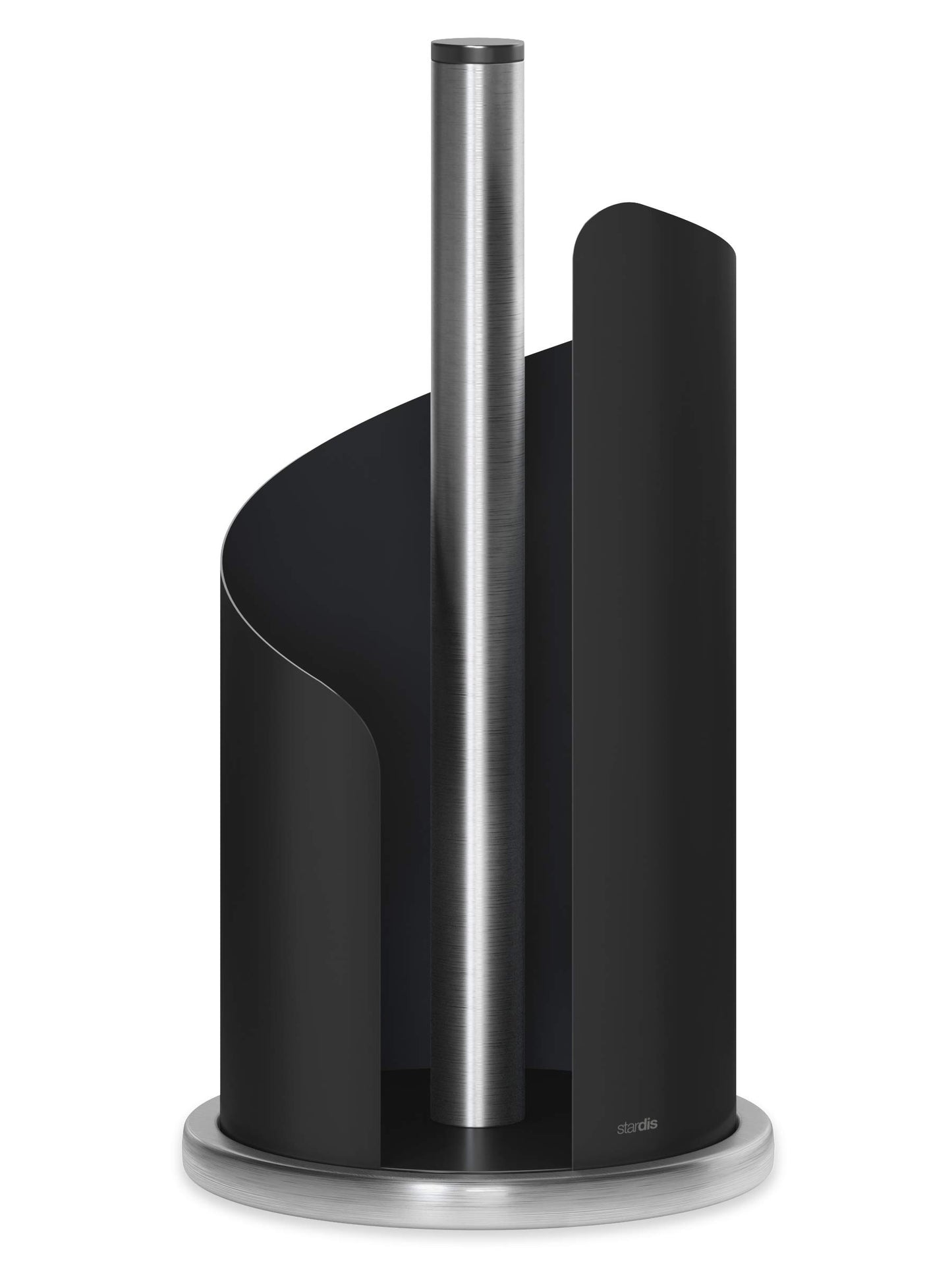 Halter für Küchenrolle, Schwarz
