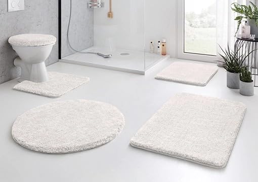 Badteppich Relax, 55 x 65 cm, Polarweiss 55 x 65 cm (Rechteckig)