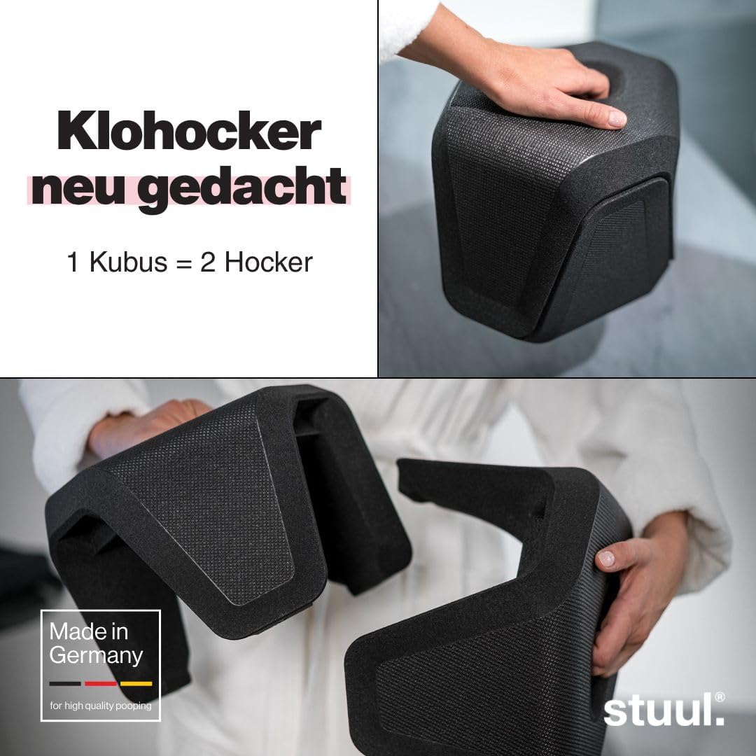 Charcoal Toilettenhocker, Charcoal