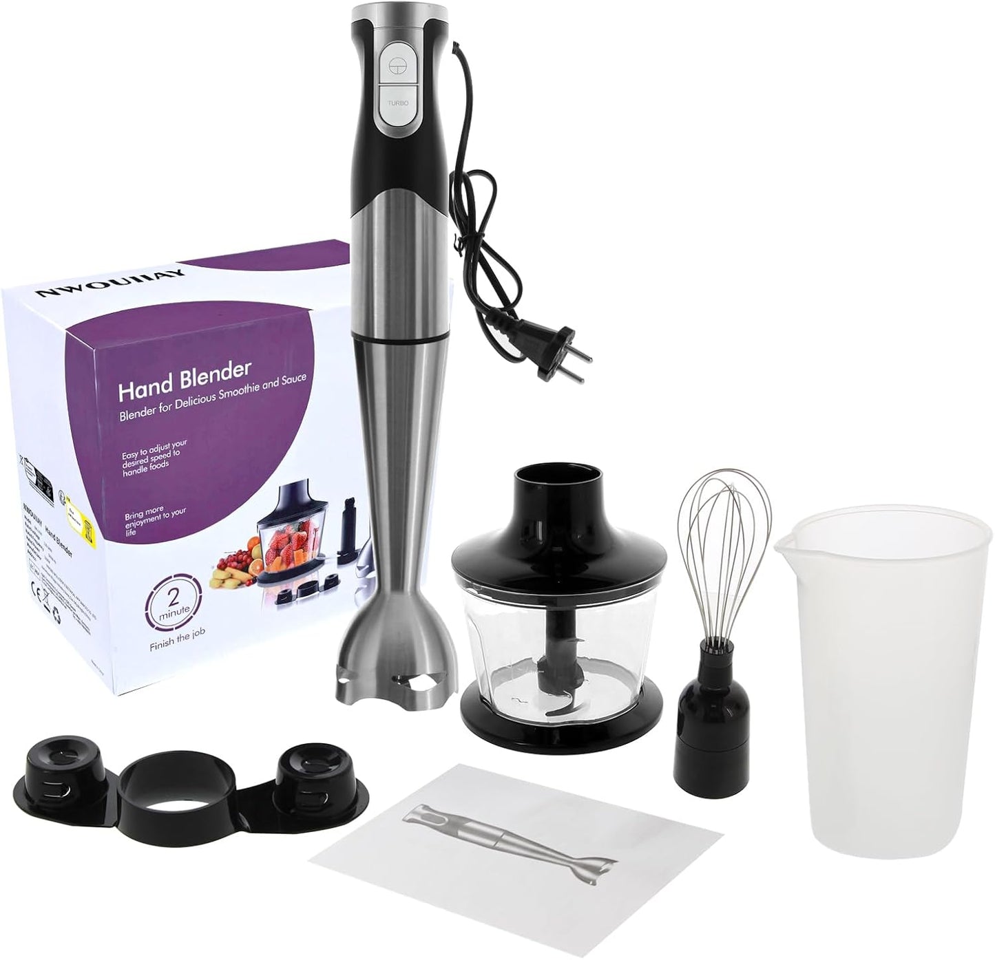 6-in-1 Stabmixer mit Spritzschutz