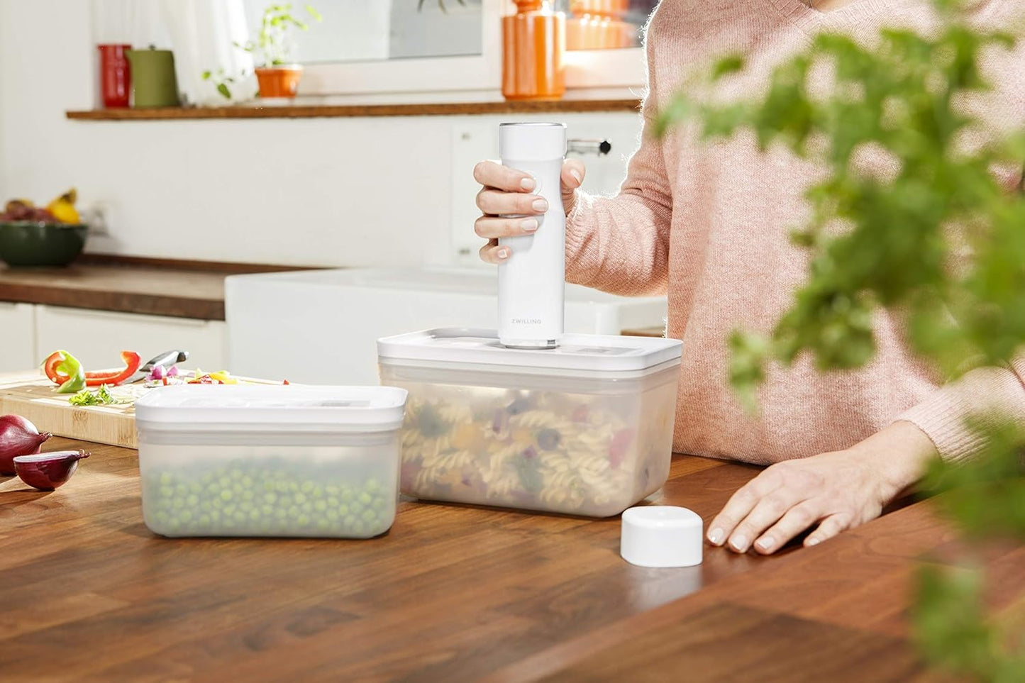 Vakuum-Starterset Fresh & Save, 7-pc Weiss