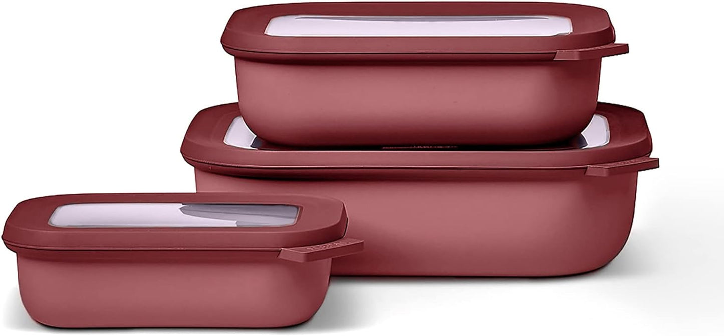 3-teiliges Vorratsdosenset, Vivid Mauve Set 3-teilig (500, 1000, 2000 ml)