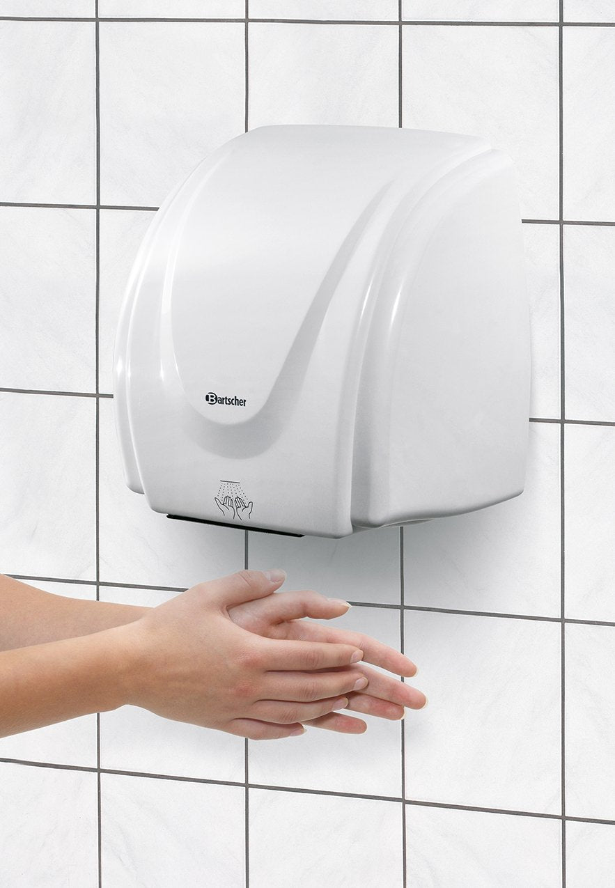 Gerät zum Händetrocknen, Gerät zum Händetrocknen, weiss