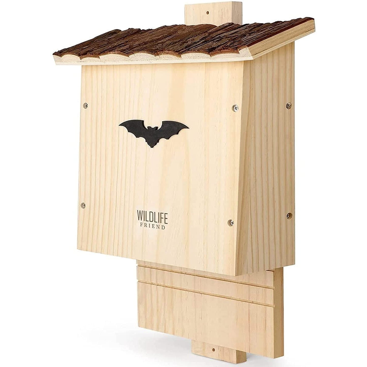 Wetterfester Fledermauskasten mit Rindendach, Rindedach