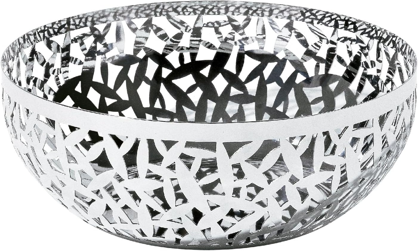 Obstschale "Cactus" Edelstahl, 18 x 30 x 16.5 cm Silber