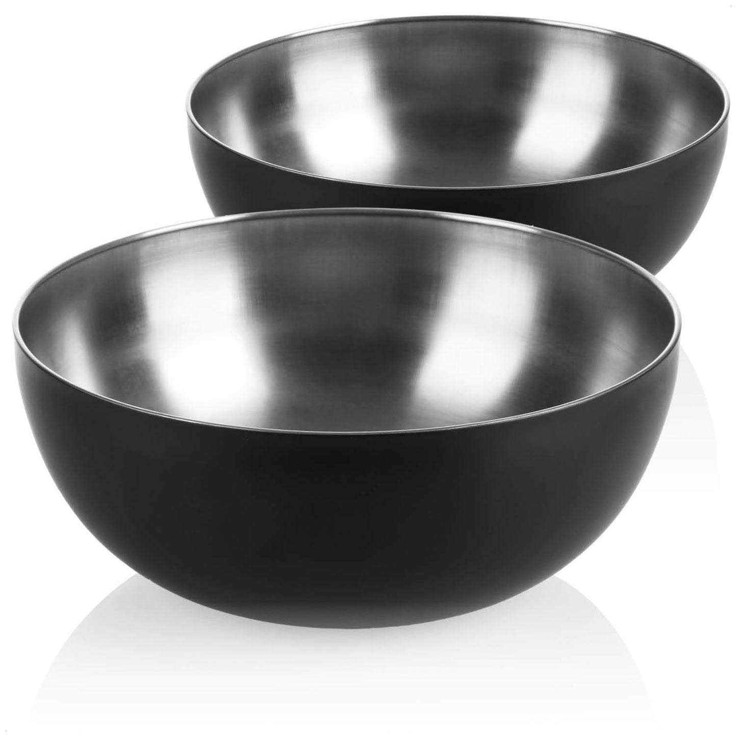 Rührschüssel-Set, 2 Stück - Ø 24cm Schwarz