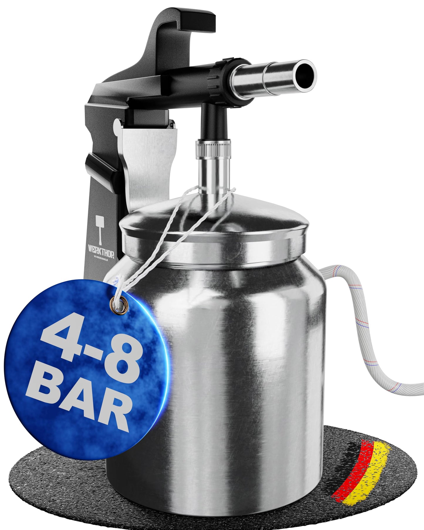Sandstrahlpistole mit Becher