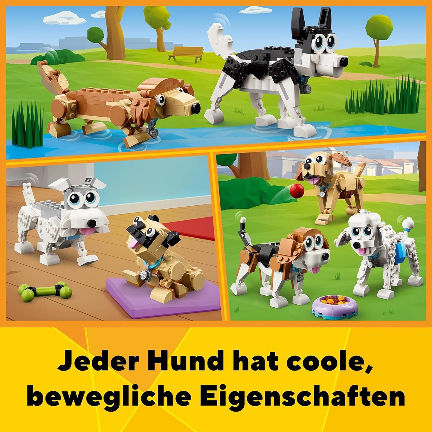 Creator 3in1 - Niedliche Hunde (31137)