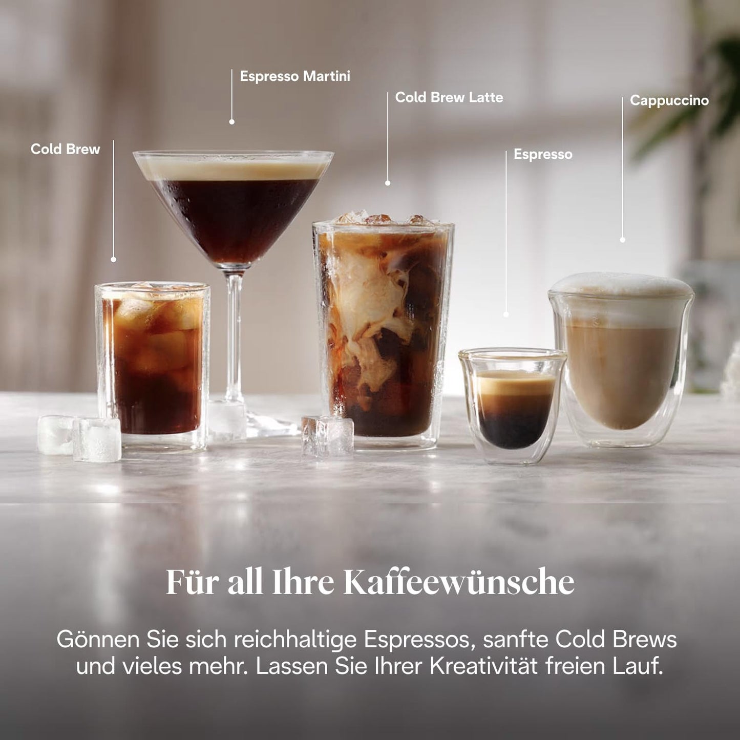 Siebträgermaschine Dedica Duo EC890.M, Metall Dedica 2025 mit Cold Brew