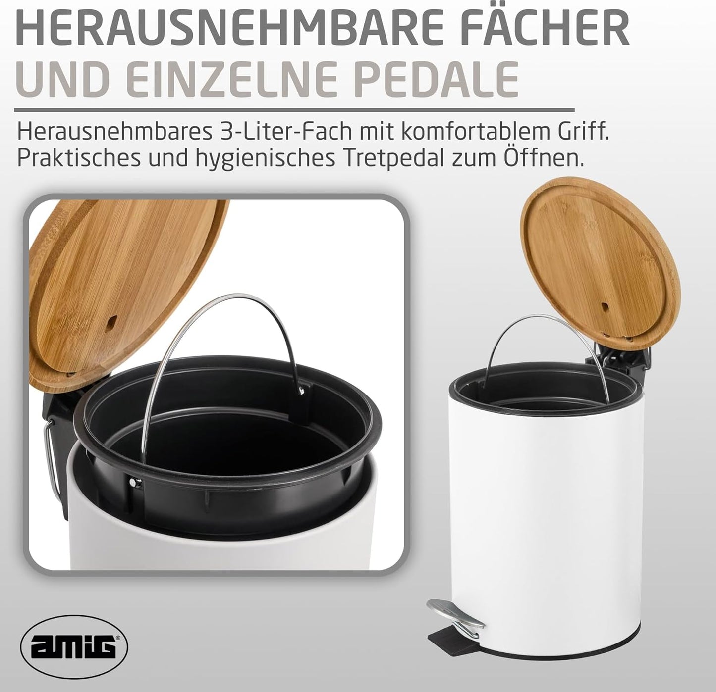 Kosmetikeimer, Weiss