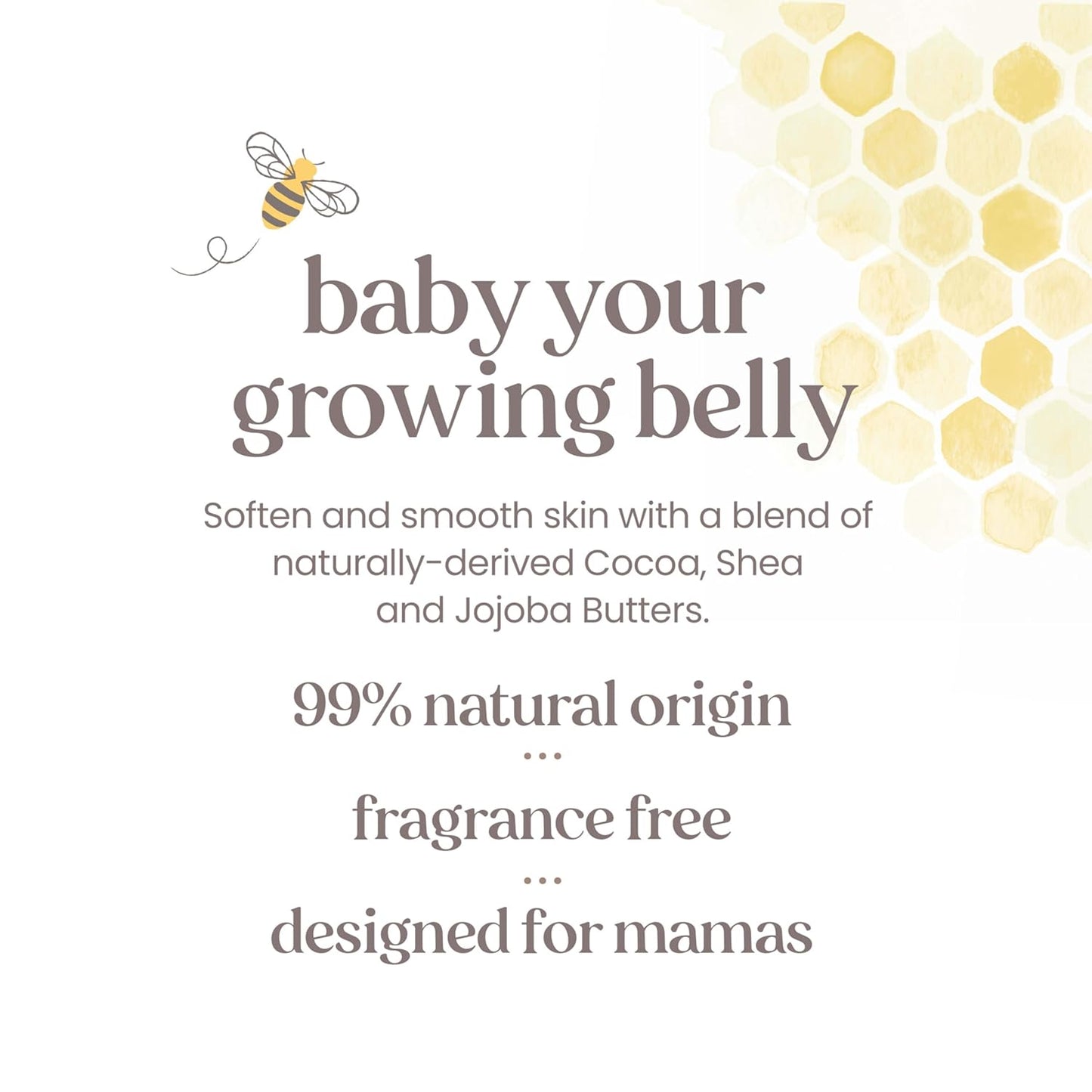 Mama Bee Belly Butter für Schwangerschaftspflege, 185 g (1er Pack)