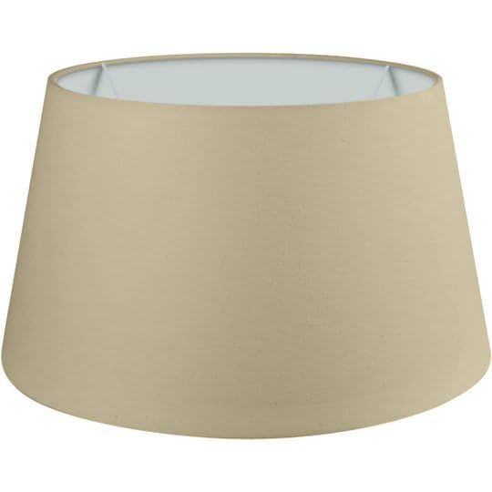 Lampenschirm, 35 cm, Beige XXL = ØU: 35cm | ØO: 27cm | H: 20cm