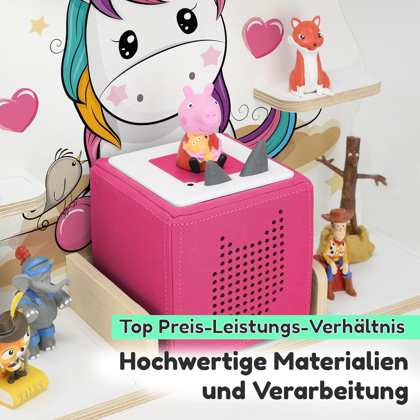 Regal für Toniebox gross, Groß Lovely Pony