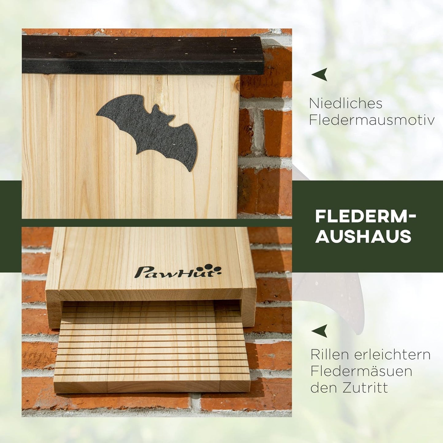 Fledermauskasten Tannenholz Naturholz