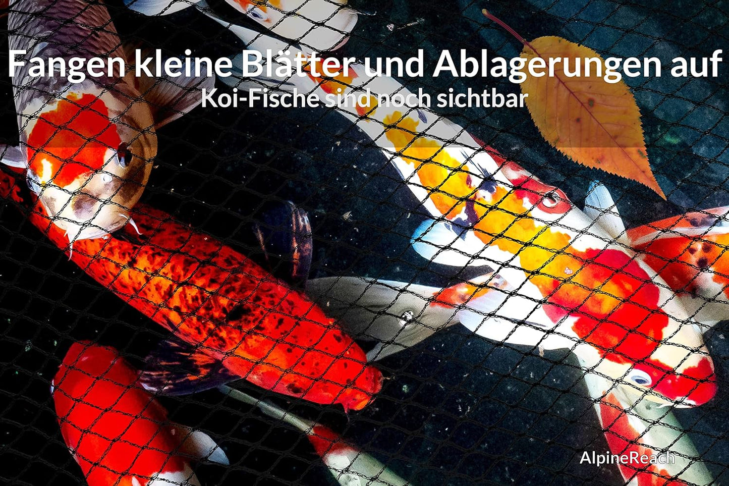 Feinmaschiges Teichschutznetz (4,5m x 6m), 4,5m x 6m