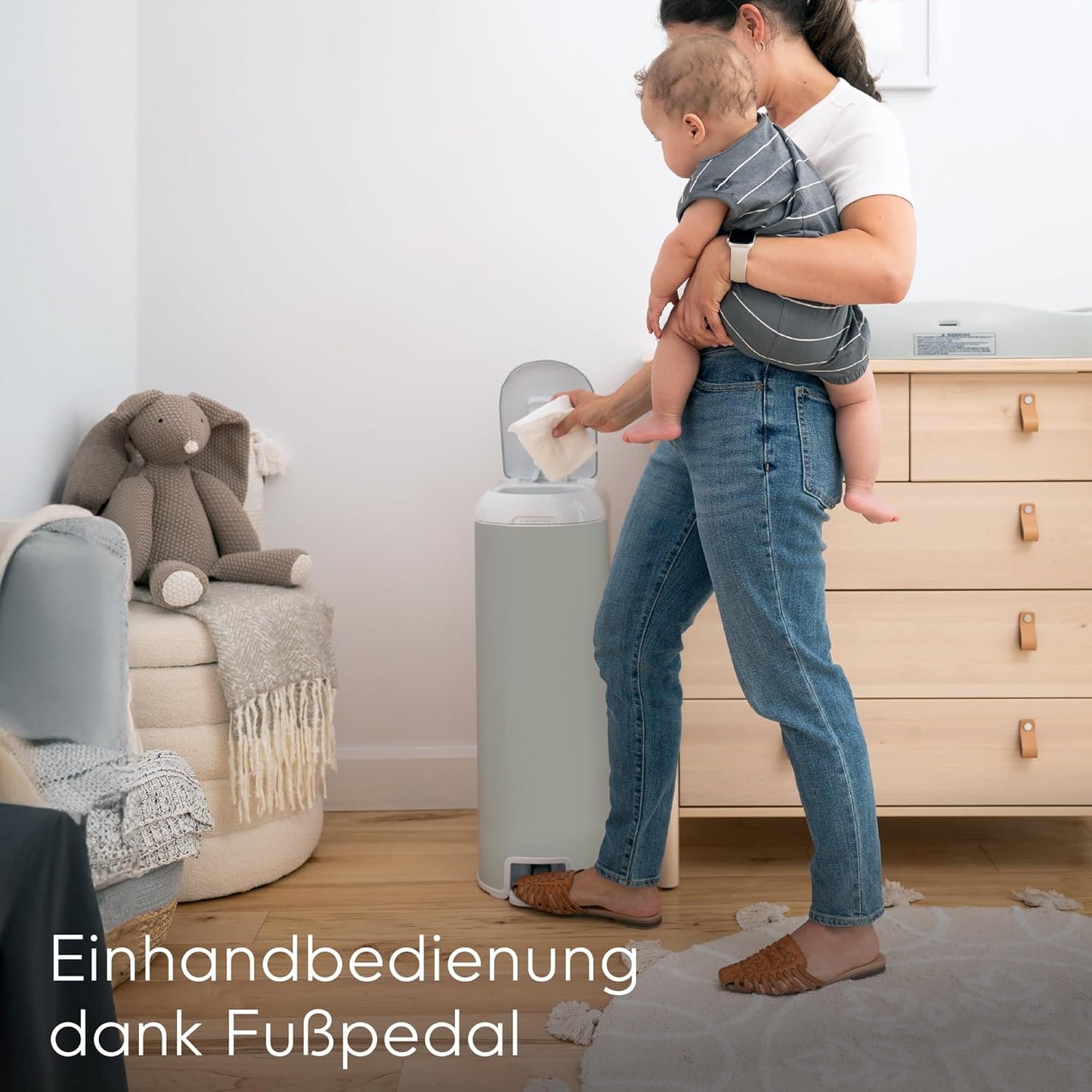 Platinum Windeleimer mit Fusspedal, Vert