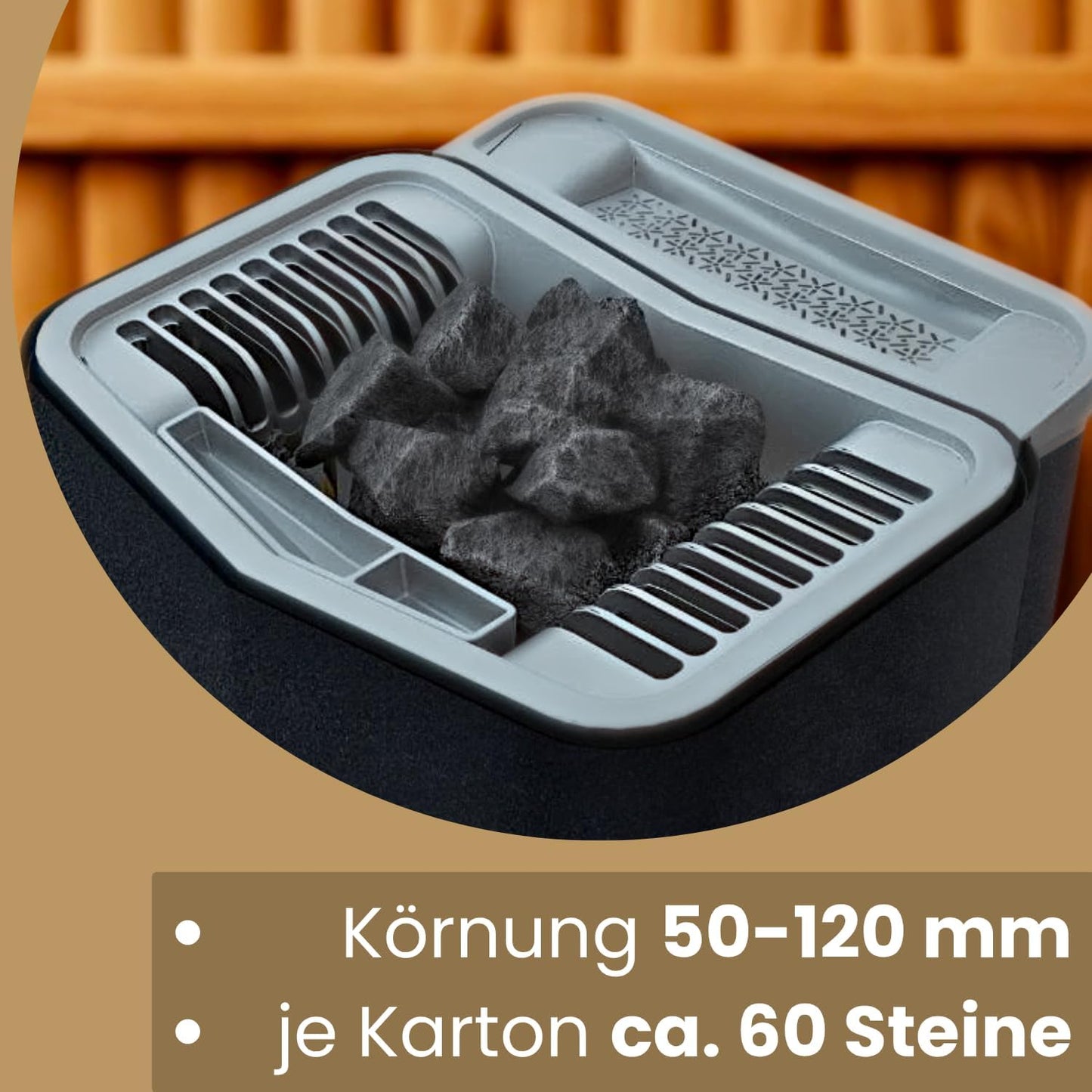 Saunasteine, 20 kg, 20 kg