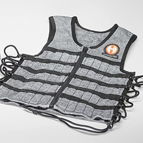 Hyper Vest Pro Gewichtsweste, Schwarz / silberfarben Large 10 lbs