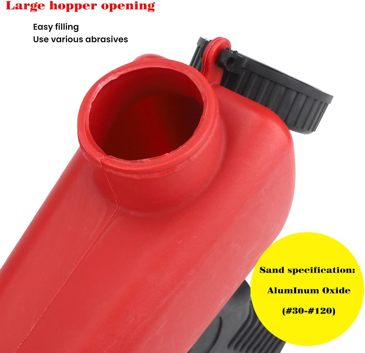 Pneumatische Sandstrahlpistole, Rot