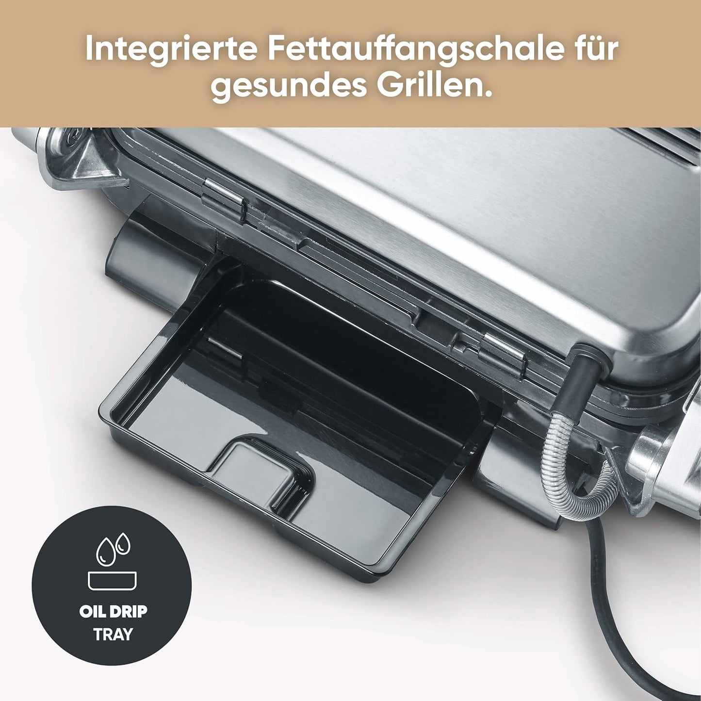Kontaktgrill mit 7 Automatikprogrammen, DESIGN Kontaktgrill - Mit 7 Automatikprogrammen