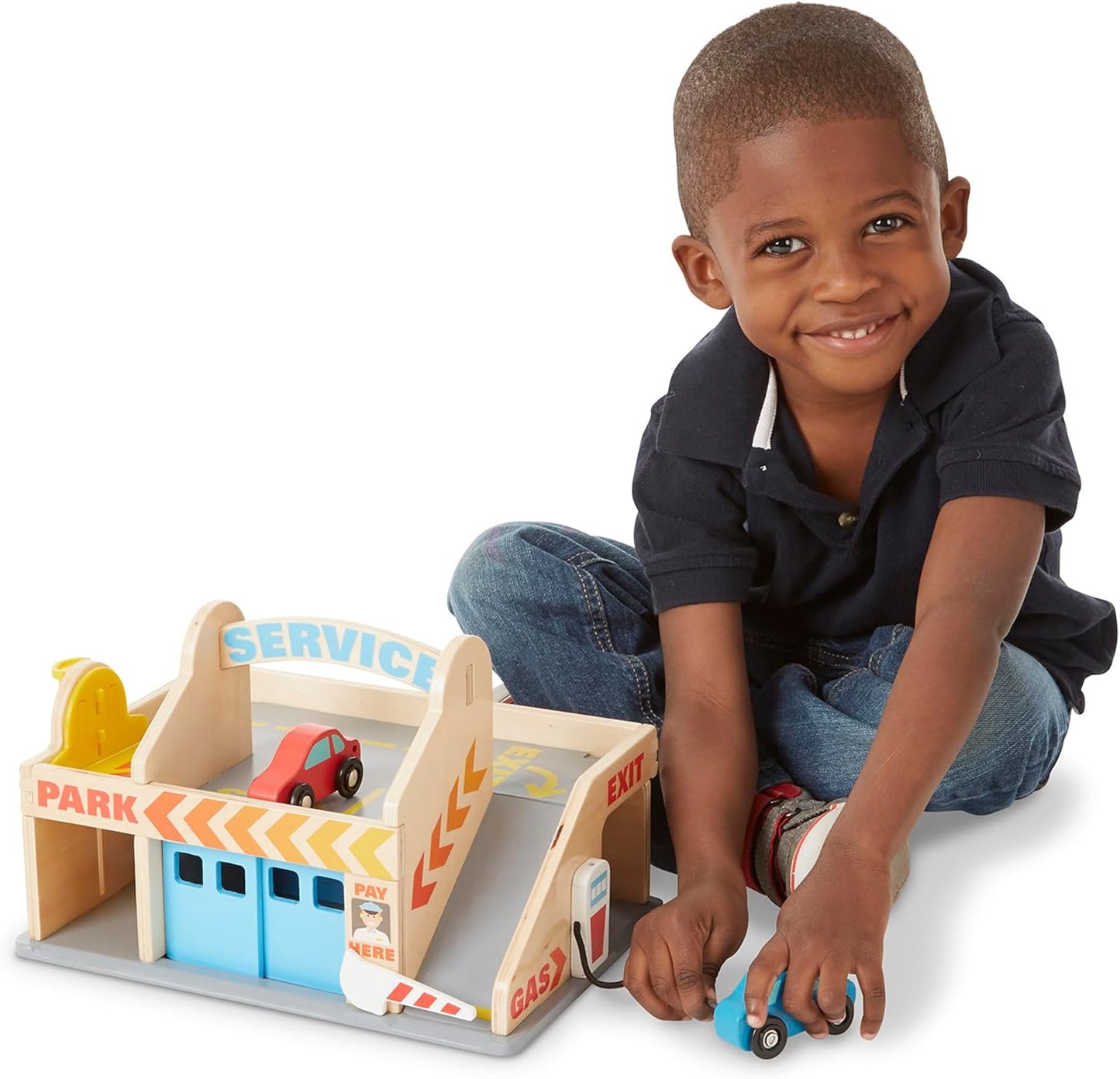 Parkgaragen-Set mit realistischen Funktionen, Children's Toy