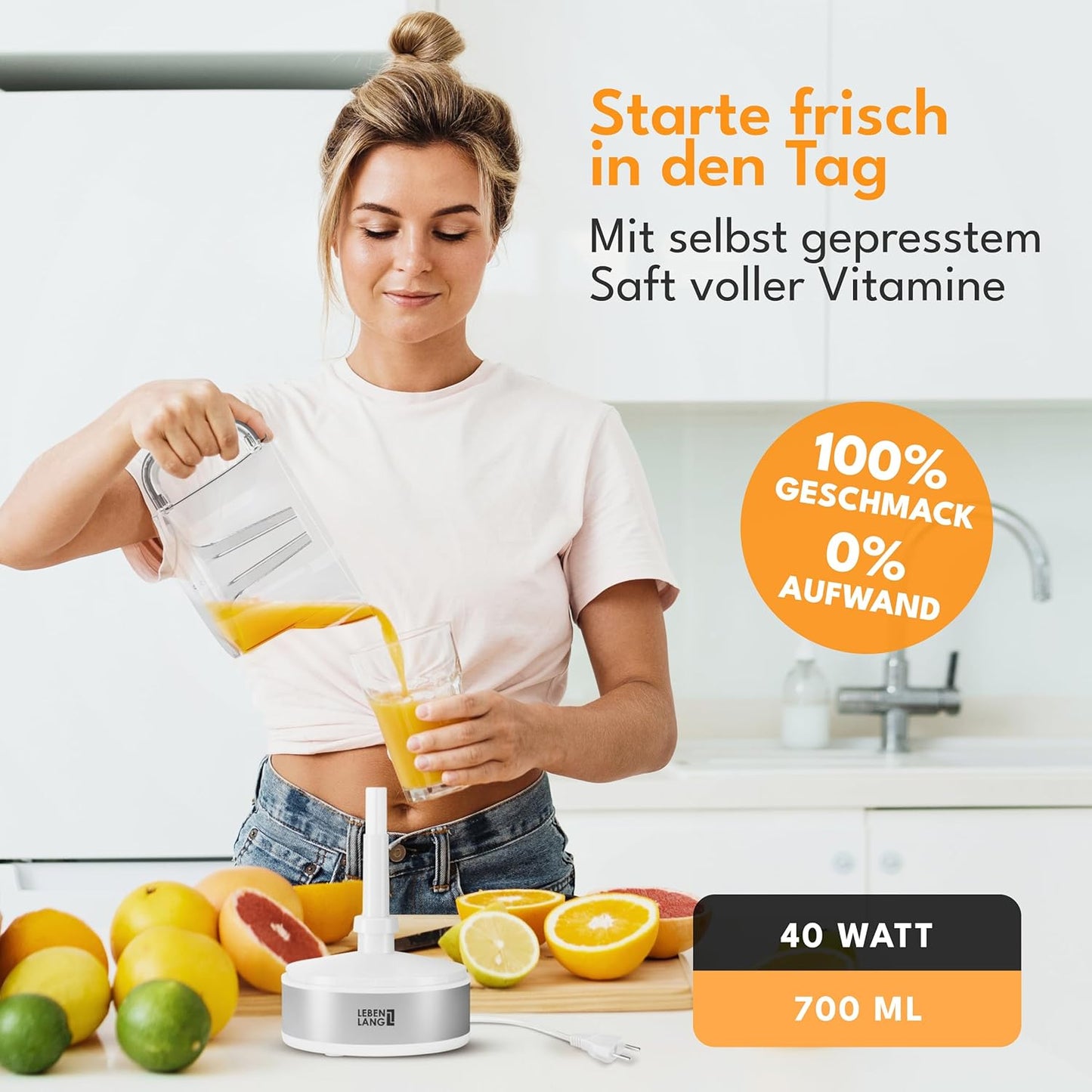 Zitronenpresse, Weiss
