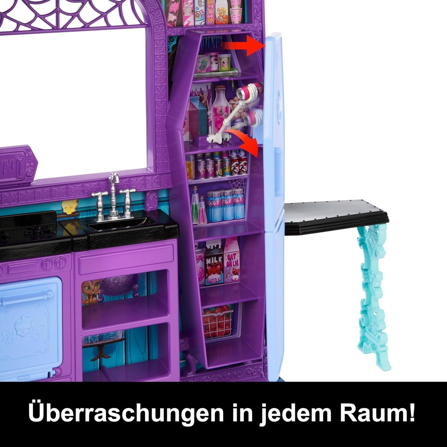 Buh-tique Hotel Puppenhaus mit Überraschungen, Black - Boo-tique Hotel