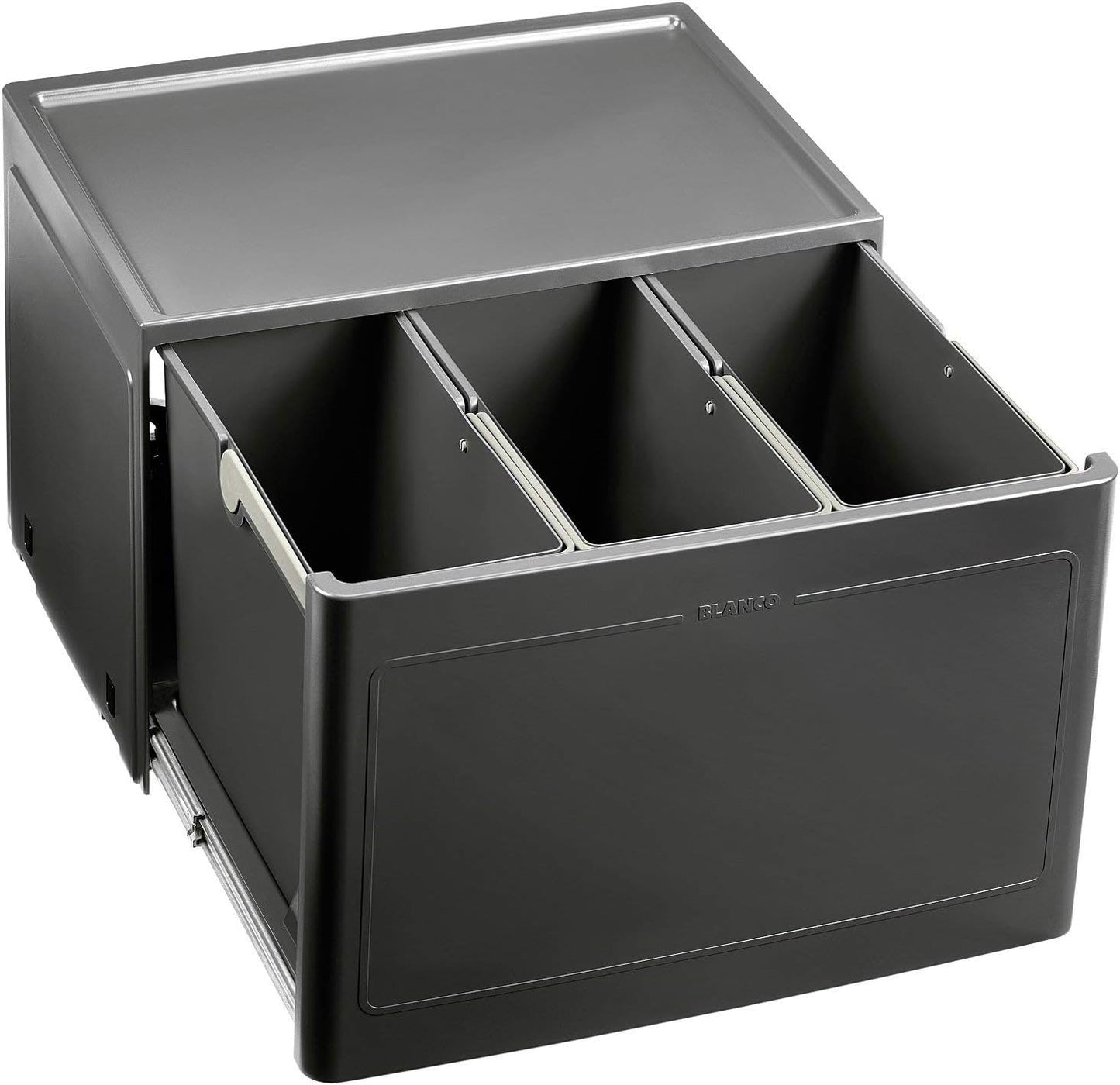 Botton Pro 60/3 Abfall-Müllsystem (39 L), 60er Unterschrank automatischer Auszug bei Türöffnung