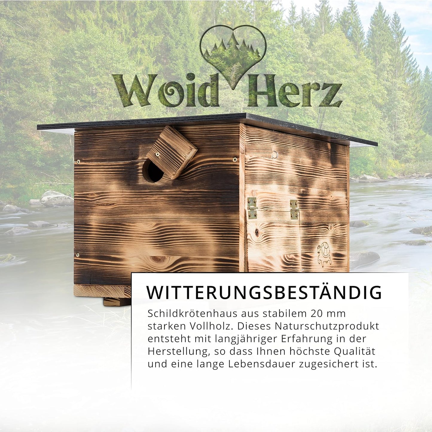 Schildkrötenhaus, Gebrannt