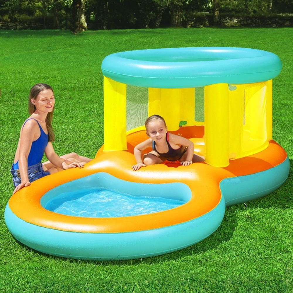 Hüpfburg mit Planschbecken Jumptopia