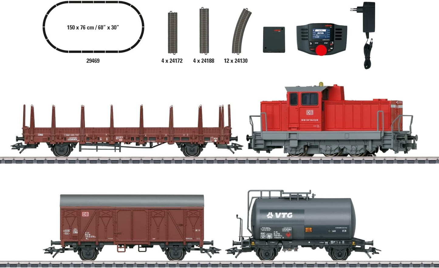 Digital-Startpackung Moderner Rangierbetrieb DHG 700 der DB-AG