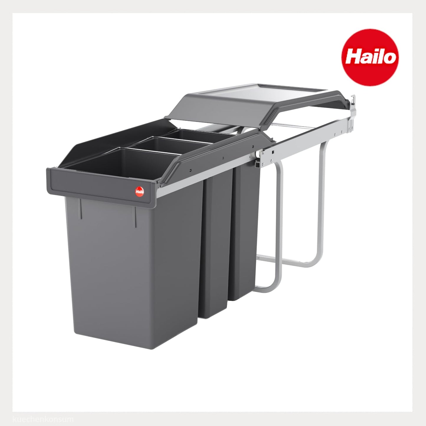 Einbau-Abfallsammler 2x7+15L für Schränke ab 30cm, 3650191