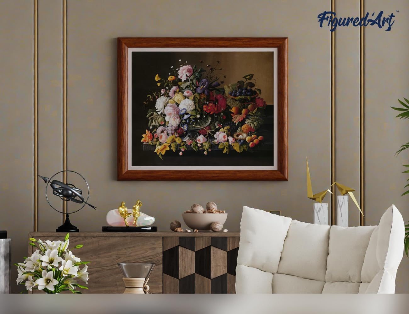 Malen Nach Zahlen Set Blumen und Obst, Blumen und Obst - Severin Roesen 40x50cm Mit Keilrahmen (nicht gespannt)