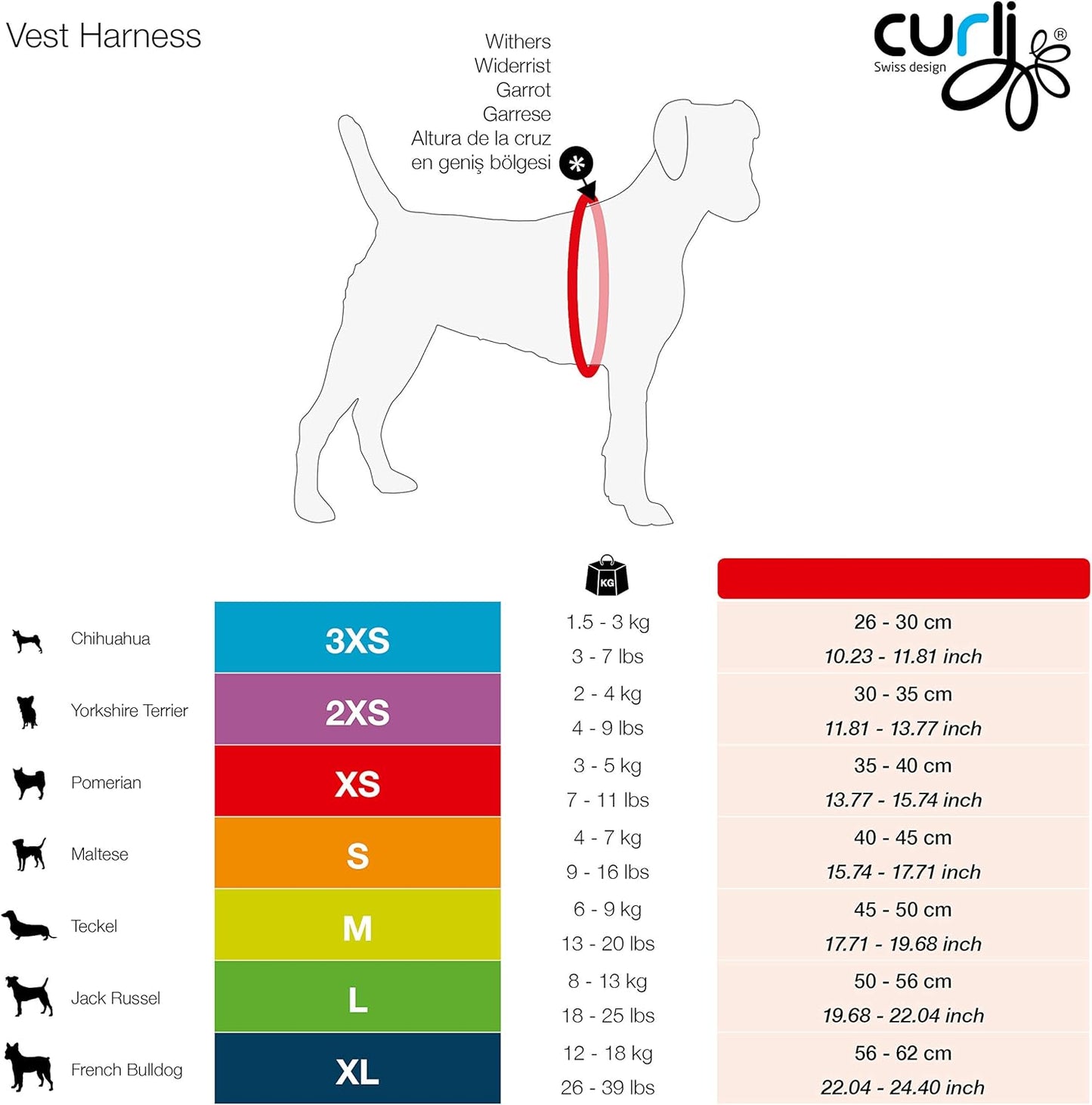 Vest Harness - Hundegeschirr, S Black