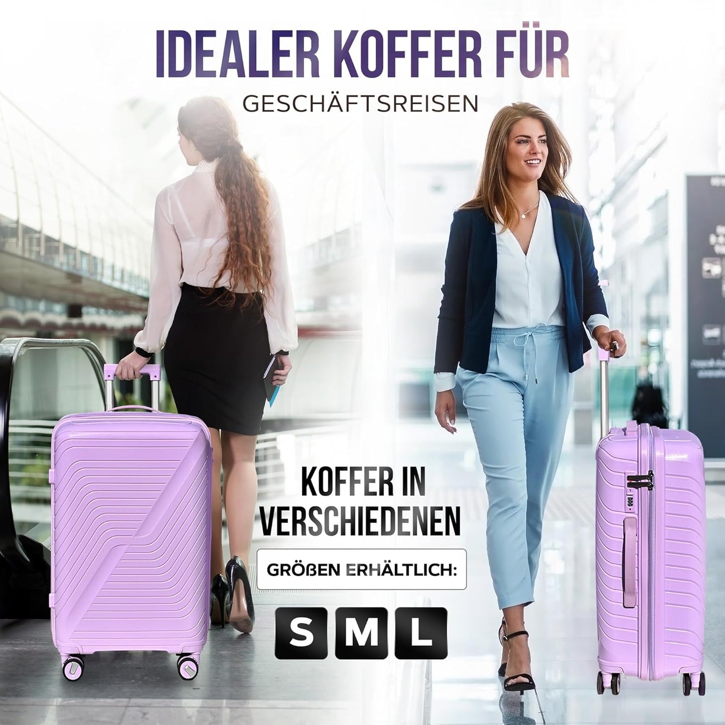 3-teiliges Reisekoffer Set, Rose V3 Set