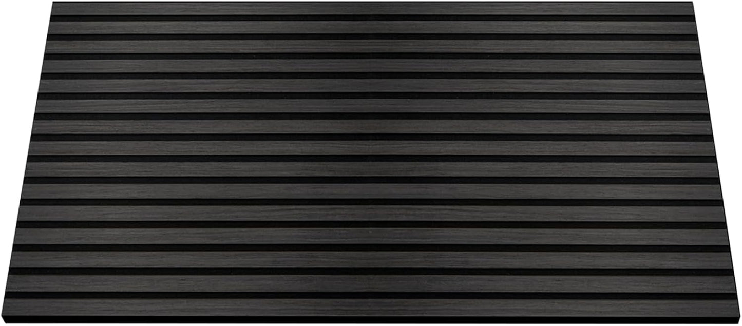 Akustik-Wandpaneele, 120 x 60 cm, 120x60x2,1 cm 3d Black Oak