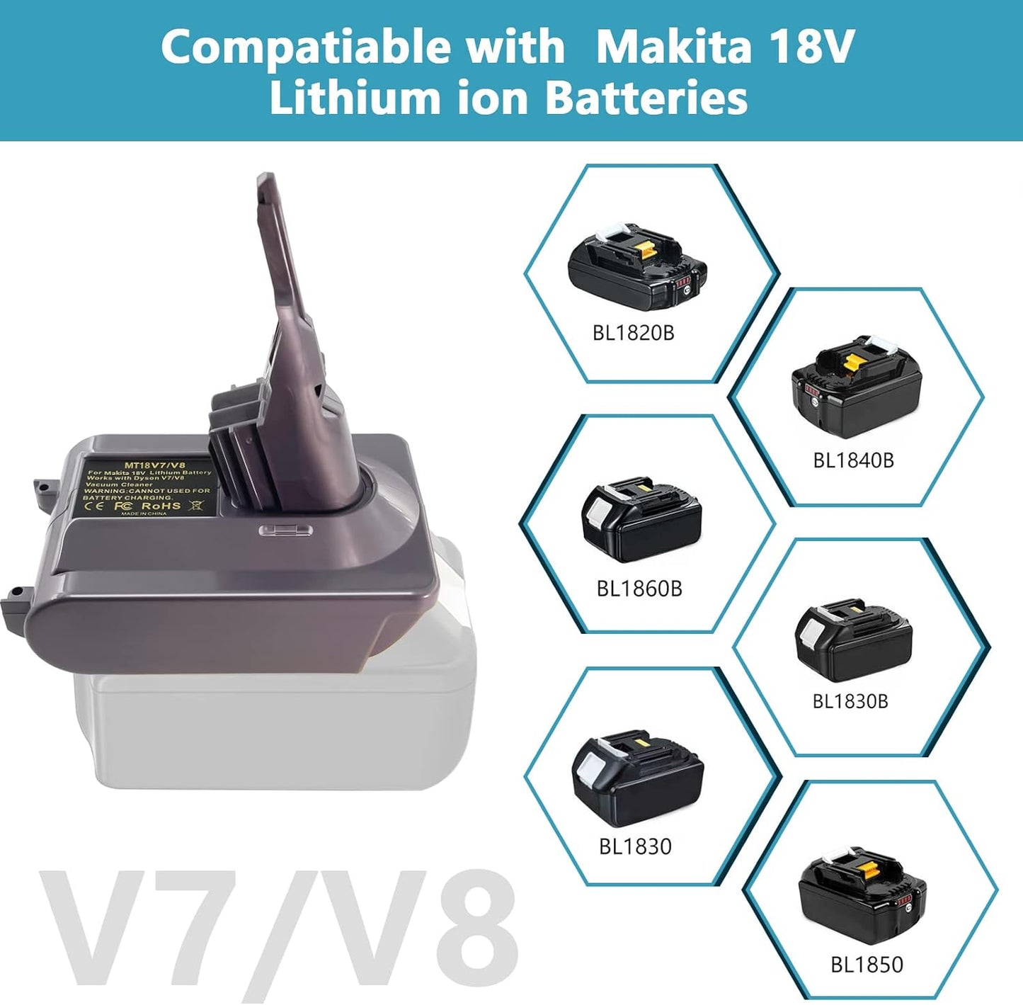 MT18V8 Akku Adapter, MT18V8
