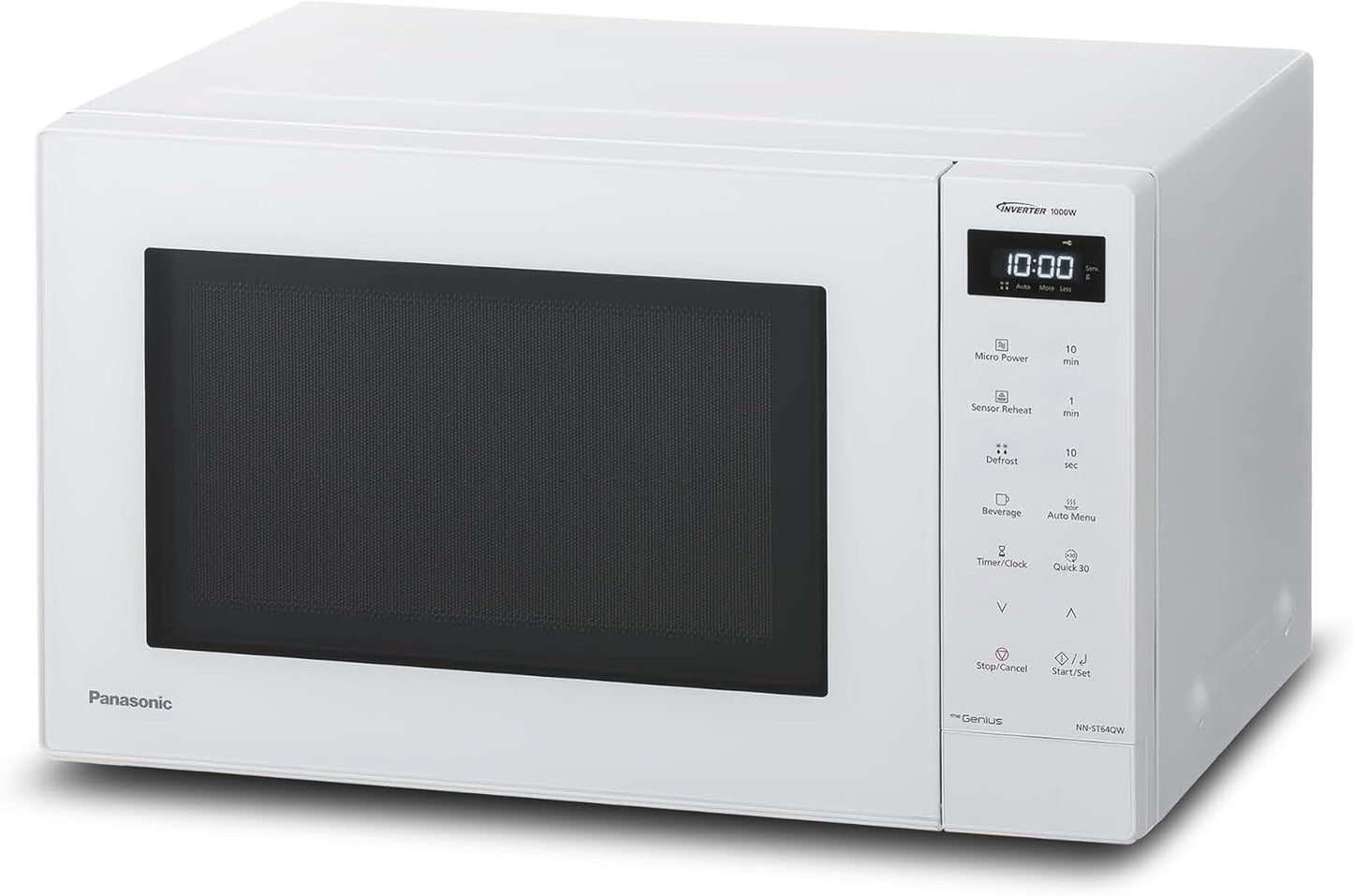Inverter Solo Mikrowelle 32L mit Automatikprogrammen, Weiss