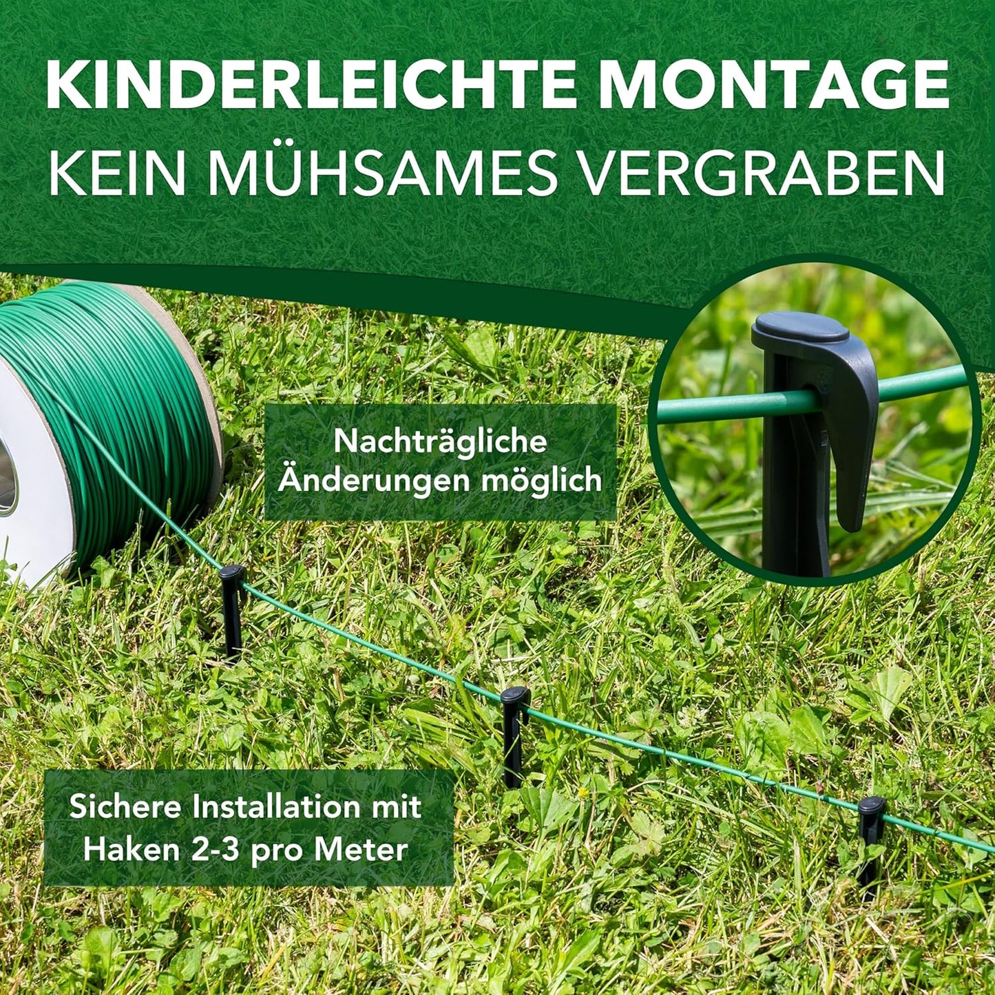 Begrenzungskabel für Mähroboter, 50m