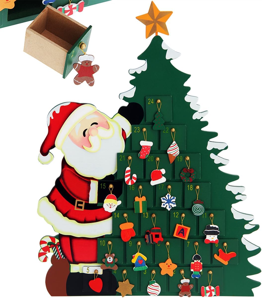 Adventskalender Weihnachtsmann, Weihnachtsbaum