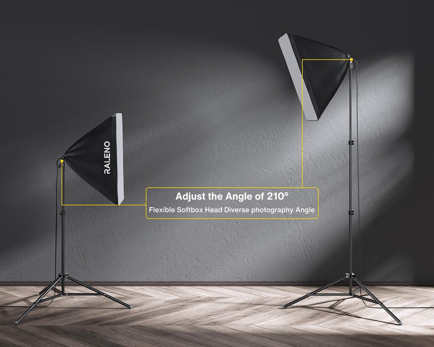 Fotostudio Hintergrund- und Beleuchtungsset