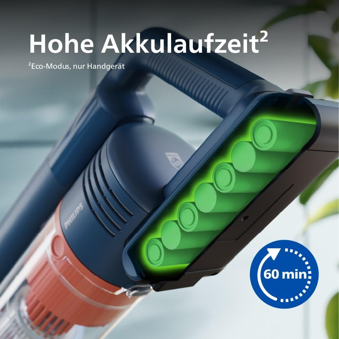 Akkustaubsauger Serie 5000 Pet & Aqua, Saugen & Wischen 60 Min Laufzeit, Pet und Aqua