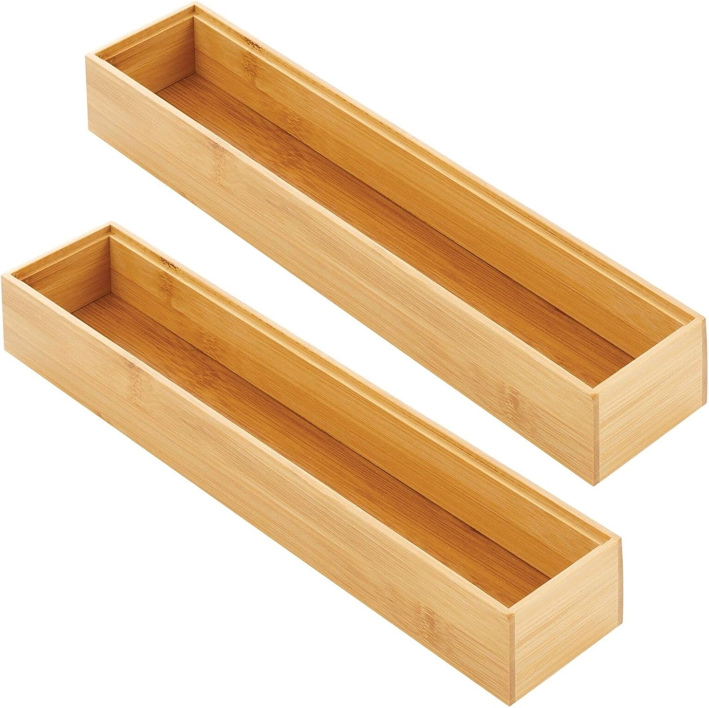 2er Set schmaler Schubladenorganizer, 1 3 x 15 x 2