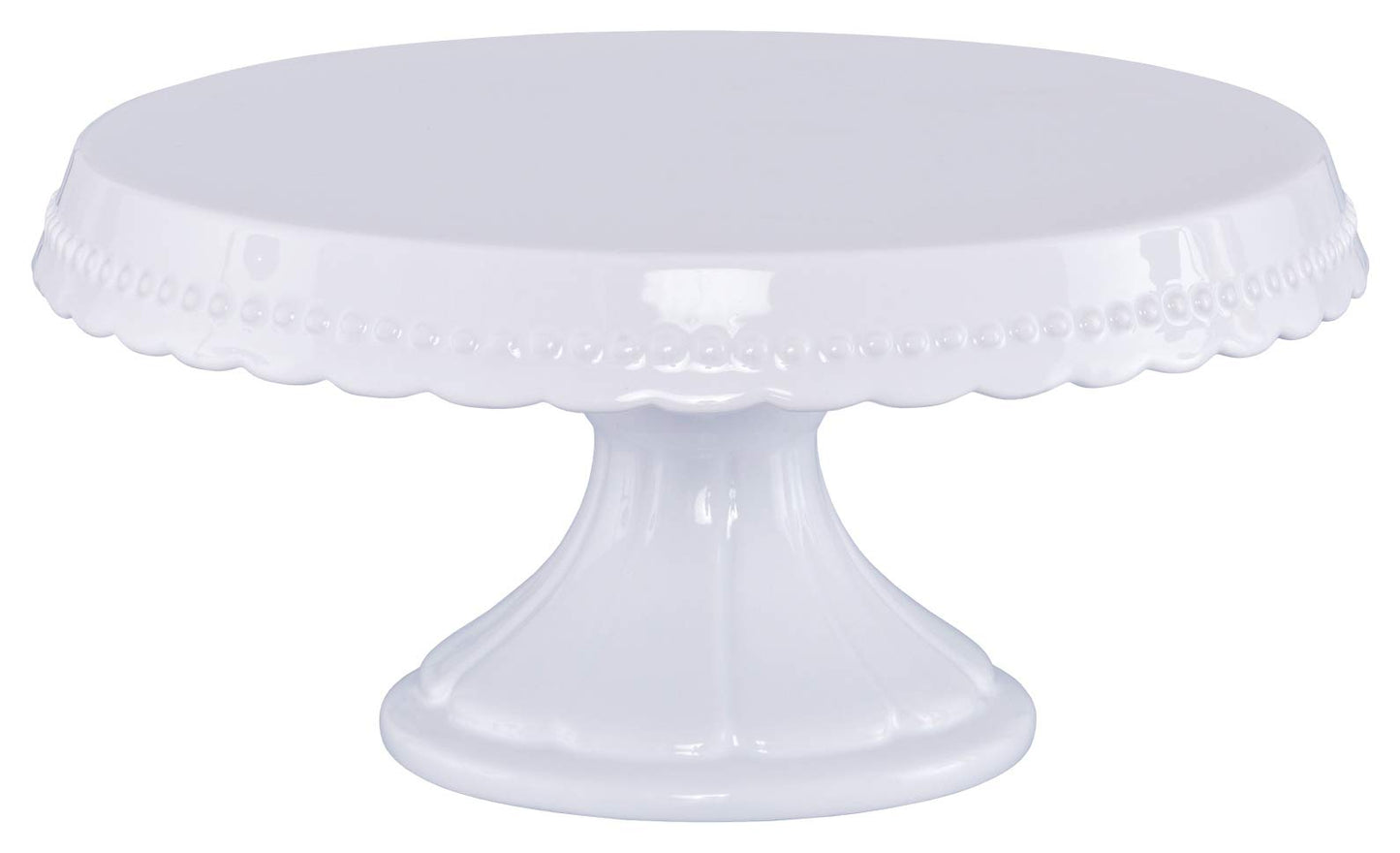 Runde Tortenplatte mit Fuss, Vintage ∅ 23 cm