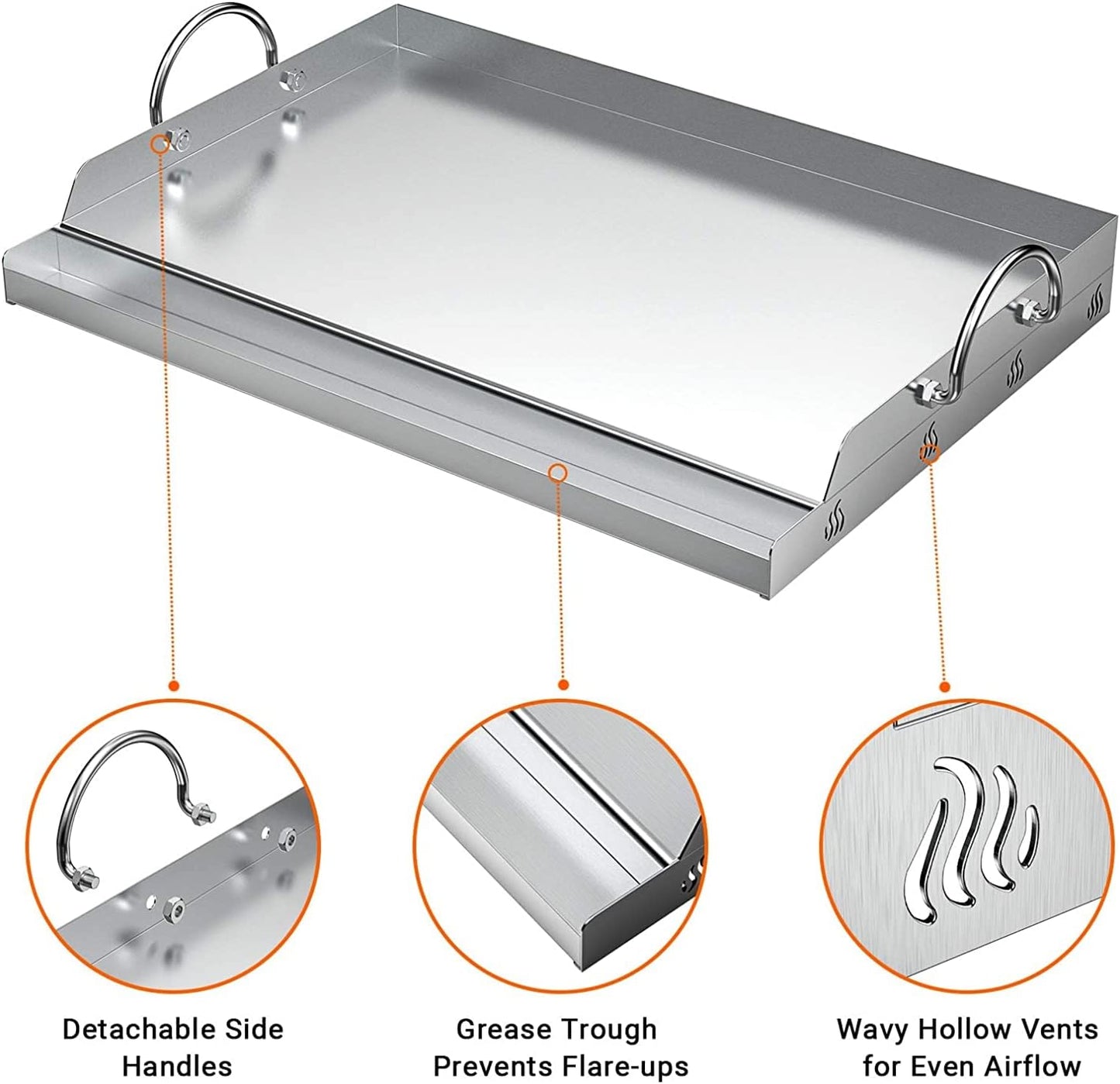 Universal BBQ Grillplatte, 23" x 16"