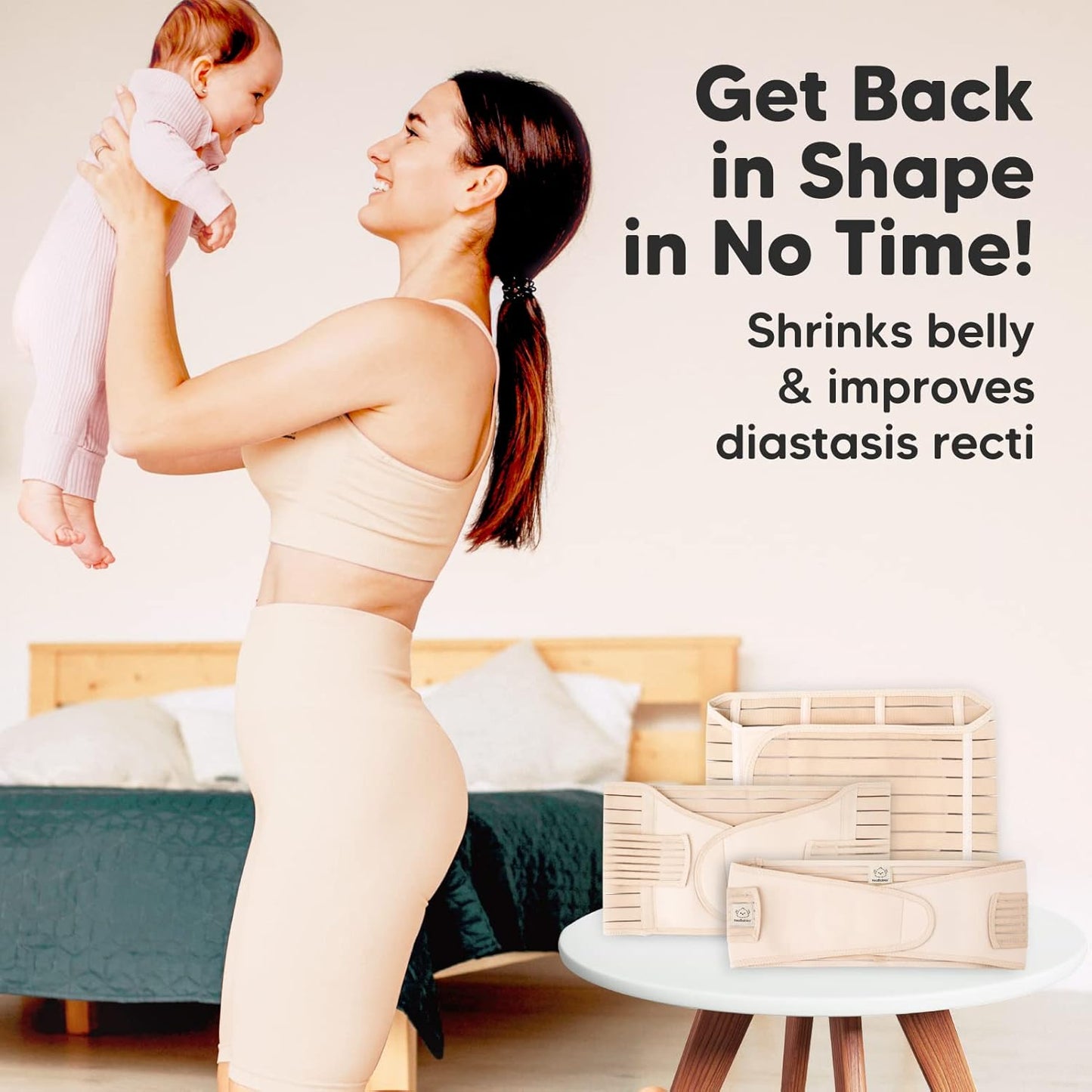 Revive 3 in 1 Postpartum Gürtel, M/L Classic Ivory