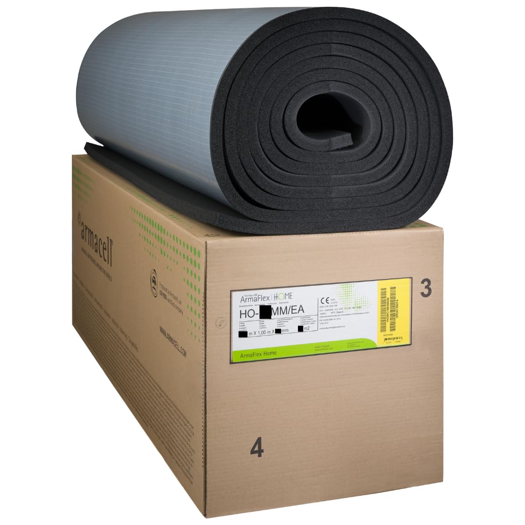 Selbstklebende Isoliermatte für Wärme- & Schalldämmung, Armaflex Home 10mm - 1m x 1m