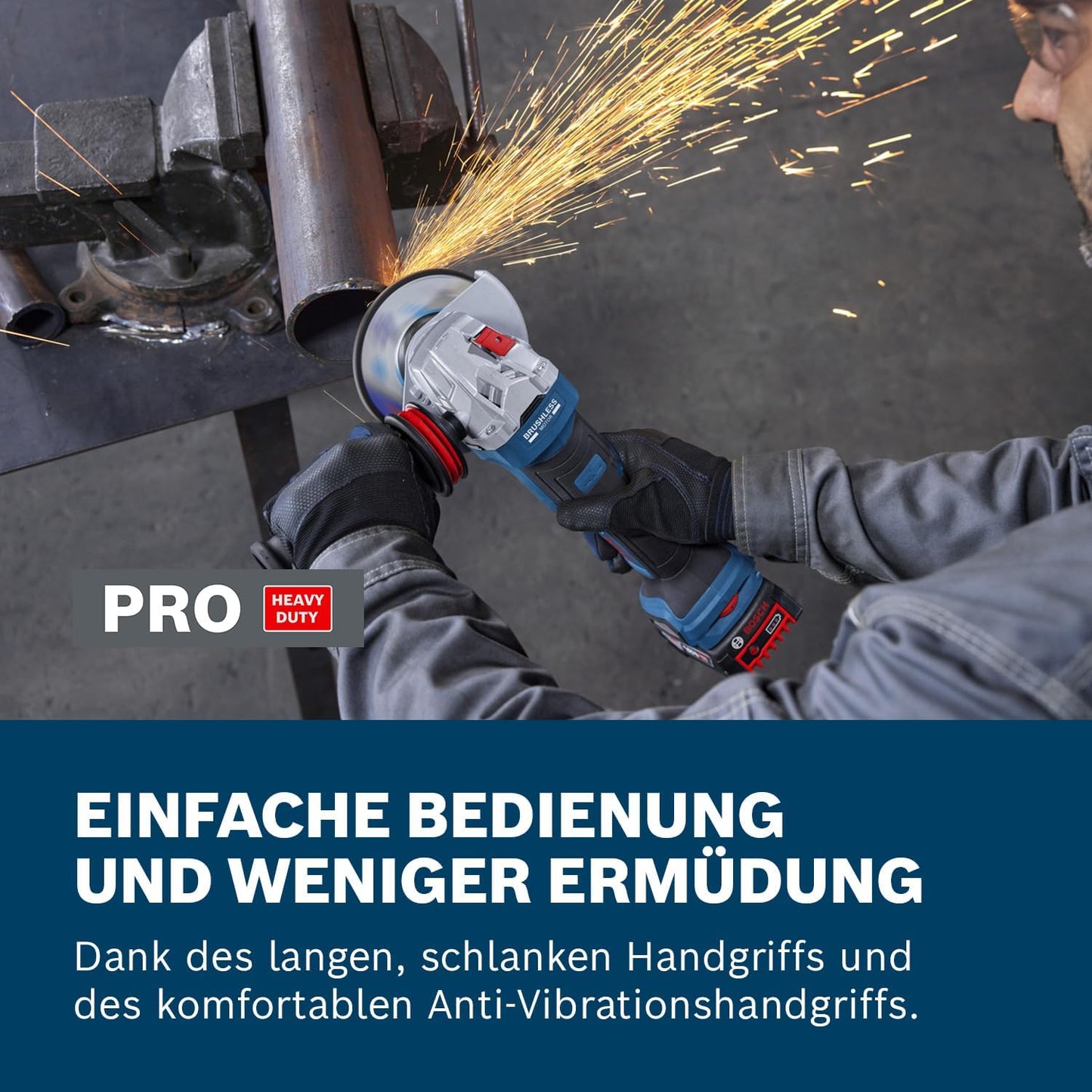 Akku-Winkelschleifer GWS18V-11PS mit L-BOXX, + L-Boxx, ohne Akku/Lader