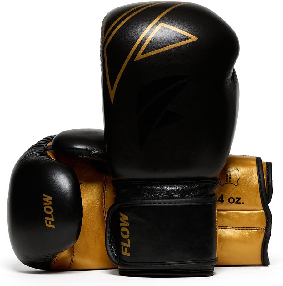 Boxhandschuhe 16 oz, Schwarz/Gold 16 oz