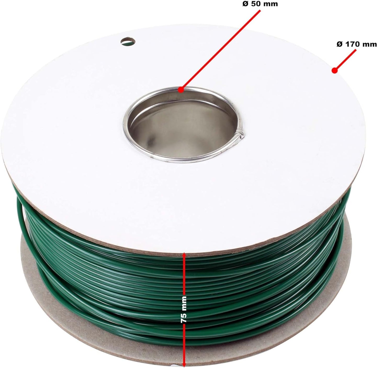 Mähroboter Begrenzungskabel 250 m, Kupfer, Zinn, HDPE ; Ø2.45mm, 250m